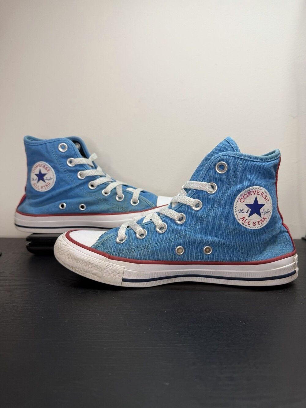 Converse CTAS High Top Blu Canvas Shoes Blue Men’s 4 Wo 6